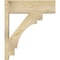 Ekena Millwork Merced Block Rough Sawn Outlooker, Douglas Fir, 8"W x 24"D x 28"H OUT08X24X28MRC05RDF - alternate 2